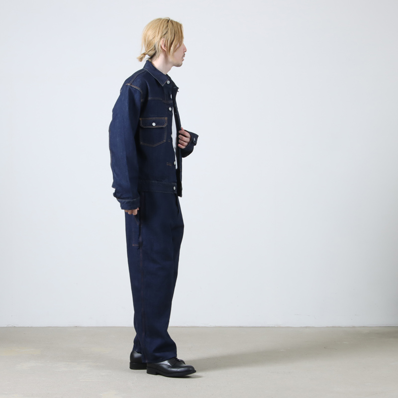 CIOTA (シオタ) Denim Painter Pants Navy One Wash / デニム