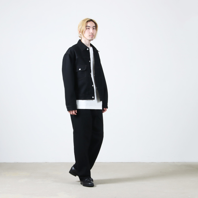 CIOTA() Denim Painter Pants BlackOne Wash