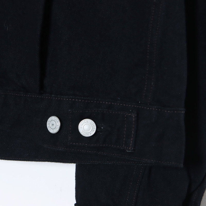 CIOTA() Double Pocket Denim Jacket Black One Wash