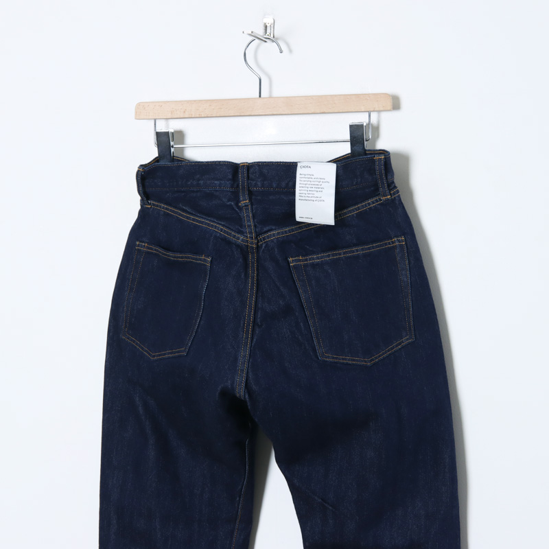 CIOTA (シオタ) Straight 5 Pocket Pants （Real Indigo