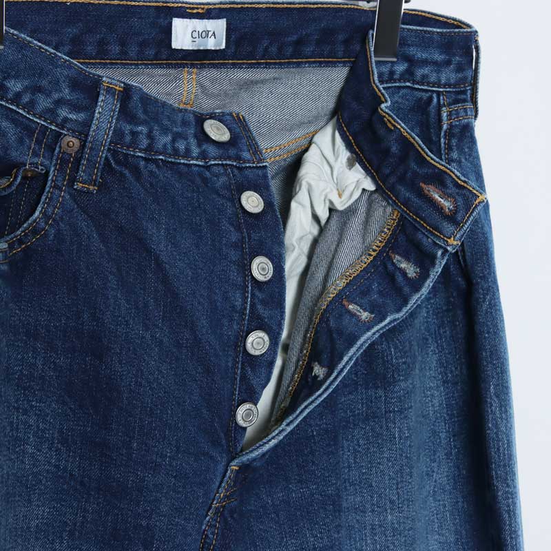 CIOTA() Straight 5 Pocket Pants Real Indigo