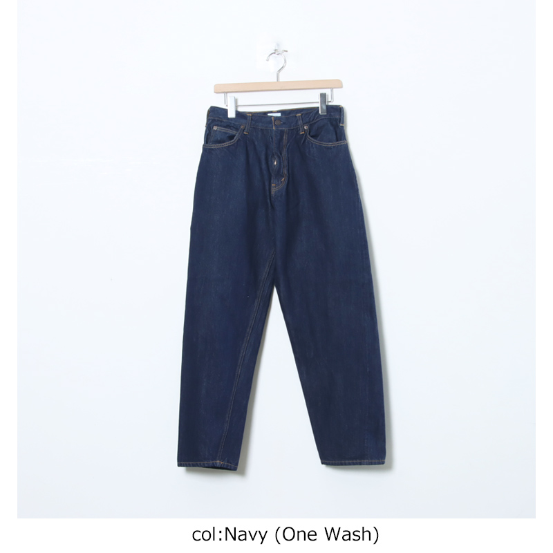 CIOTA() New Wide Tapered 5 Pocket Pants - Navy One Wash 