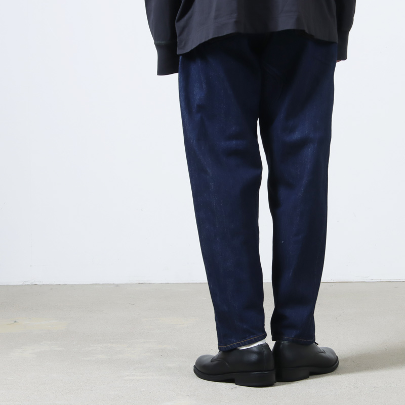 CIOTA() New Wide Tapered 5 Pocket Pants - Navy One Wash 