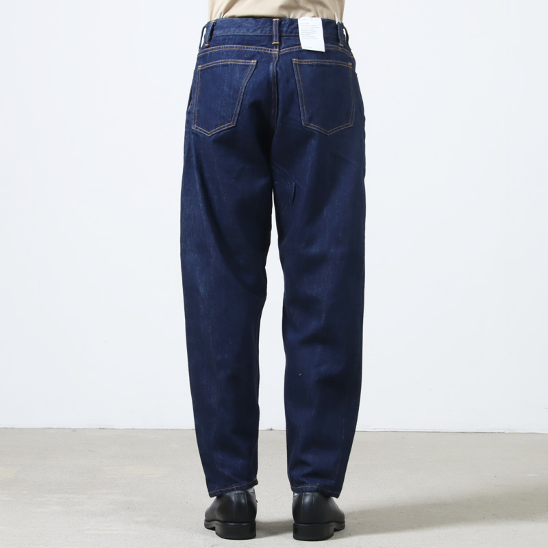 CIOTA() New Wide Tapered 5 Pocket Pants - Navy One Wash 