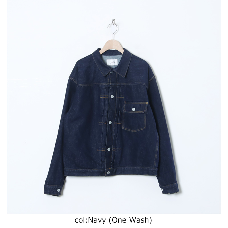 CIOTA() Single Pocket Denim Jacket Real Indigo