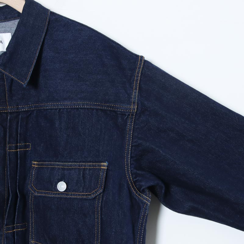 CIOTA() Single Pocket Denim Jacket Real Indigo