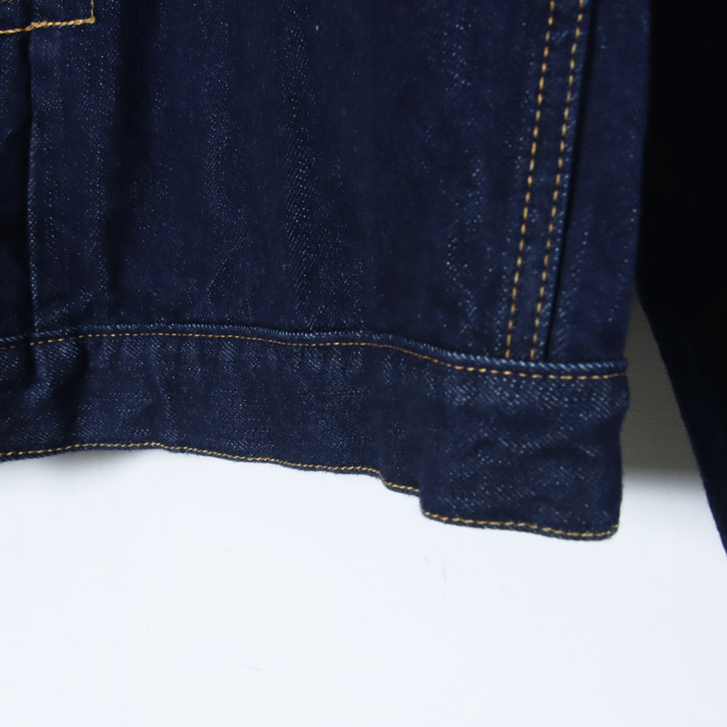 CIOTA() Single Pocket Denim Jacket Real Indigo