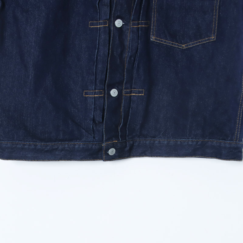 CIOTA() Single Pocket Denim Jacket Real Indigo