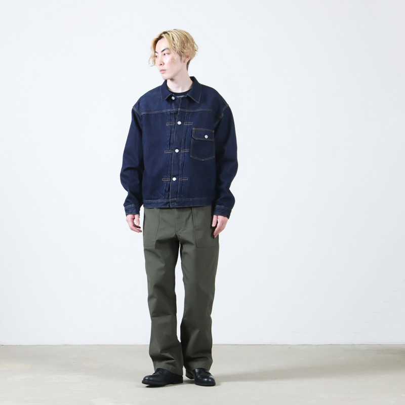 CIOTA() Single Pocket Denim Jacket Real Indigo