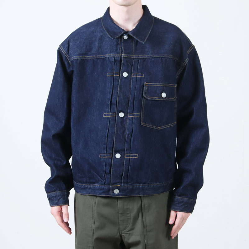 CIOTA() Single Pocket Denim Jacket Real Indigo