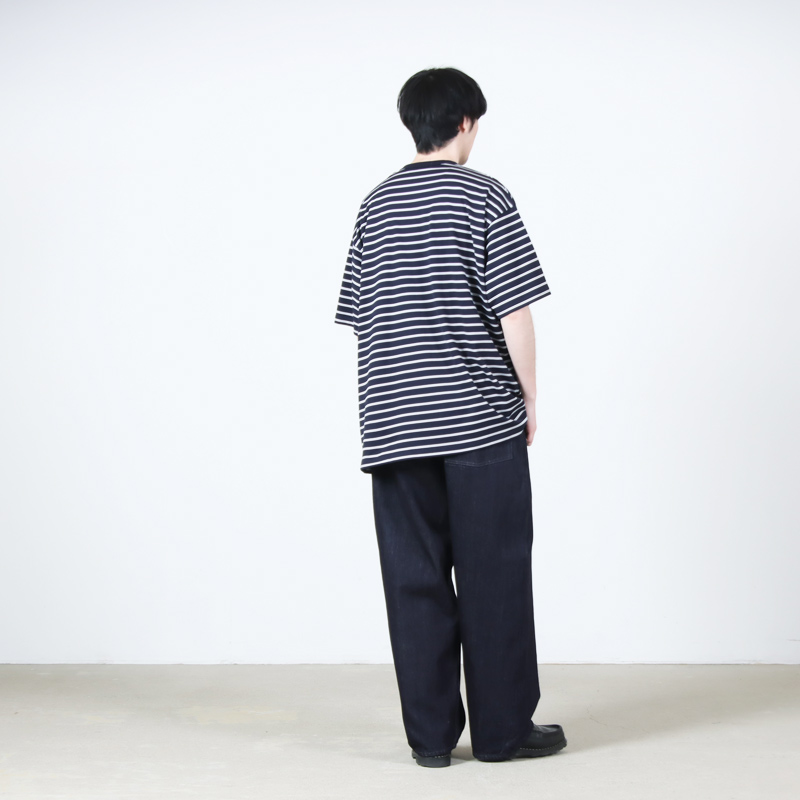 CIOTA(������) Wide Baggy 5 Pocket Pants - Dark Navy