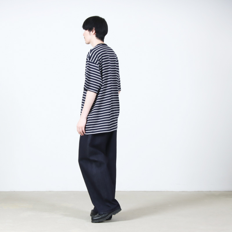 CIOTA(������) Wide Baggy 5 Pocket Pants - Dark Navy