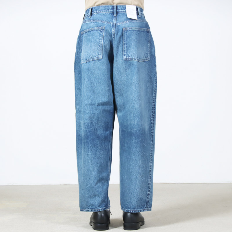 CIOTA(������) Wide Baggy 5 Pocket Pants - Medium Blue