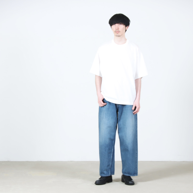 CIOTA(������) Wide Baggy 5 Pocket Pants - Medium Blue