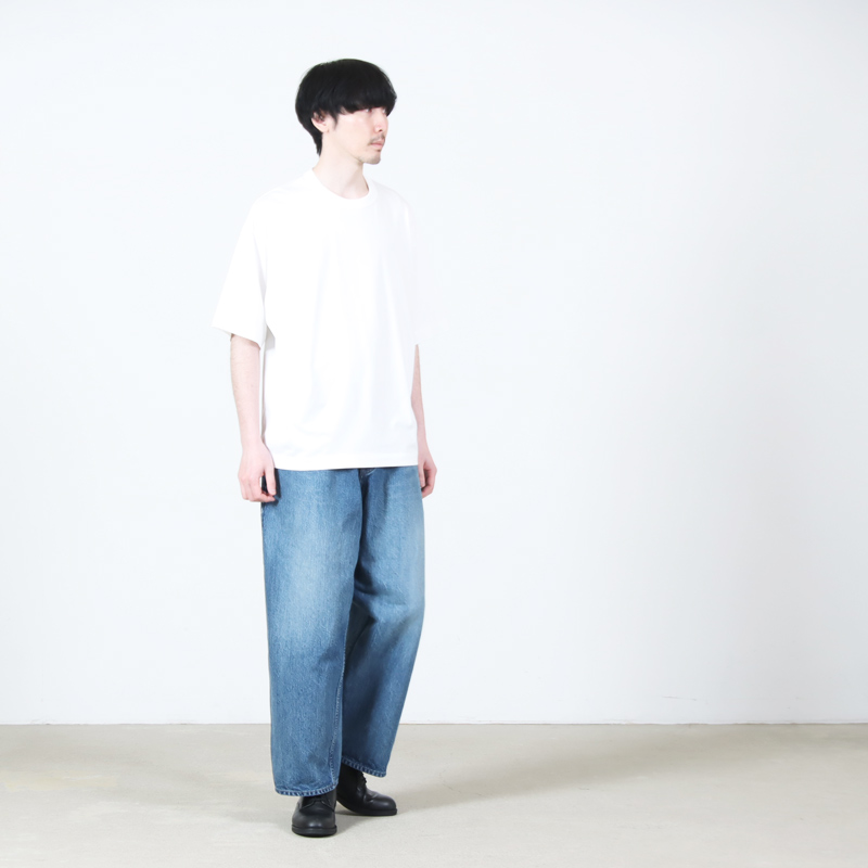 CIOTA(������) Wide Baggy 5 Pocket Pants - Medium Blue