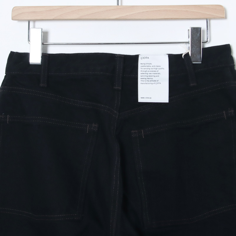 CIOTA(������) Wide Baggy 5 Pocket Pants - Black