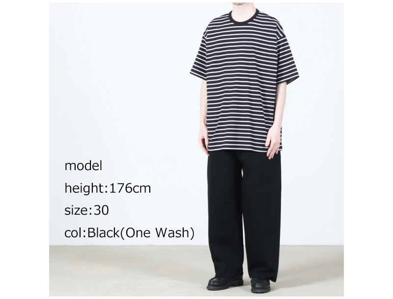 CIOTA(������) Wide Baggy 5 Pocket Pants - Black