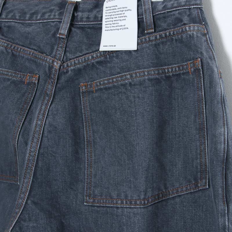 CIOTA(������) Wide Baggy 5 Pocket Pants - Medium Gray