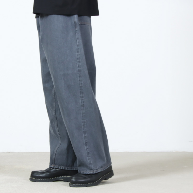 CIOTA(������) Wide Baggy 5 Pocket Pants - Medium Gray