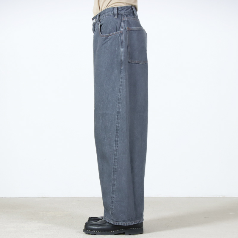 CIOTA(������) Wide Baggy 5 Pocket Pants - Medium Gray