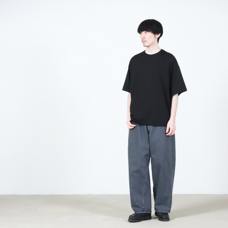 CIOTA(������) Wide Baggy 5 Pocket Pants - Medium Gray