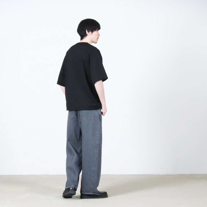 CIOTA(������) Wide Baggy 5 Pocket Pants - Medium Gray