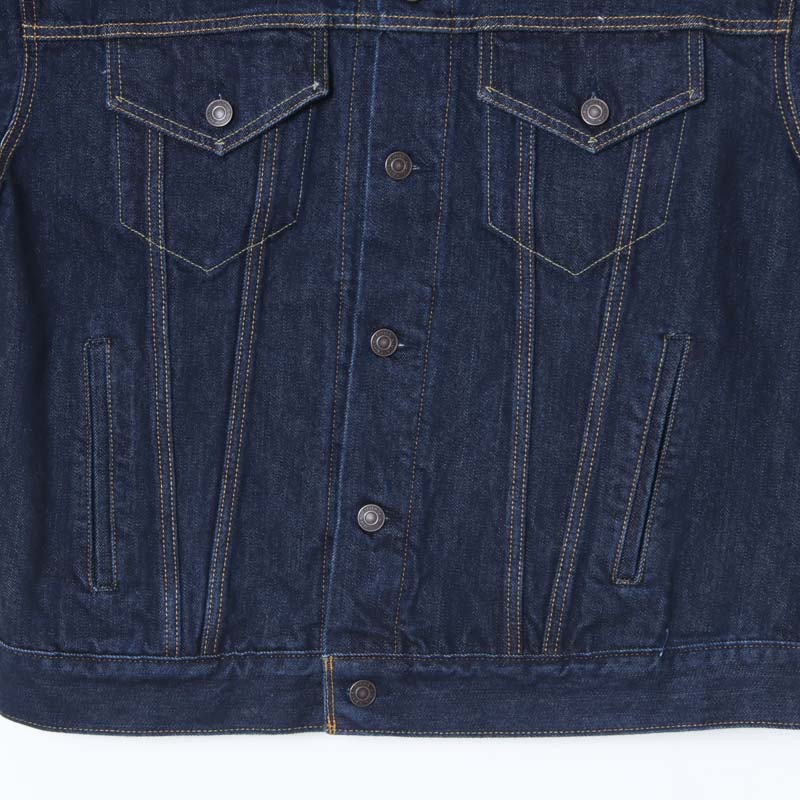 CIOTA(������) 4 Pockets Denim Jacket Dark Navy ��One Wash��