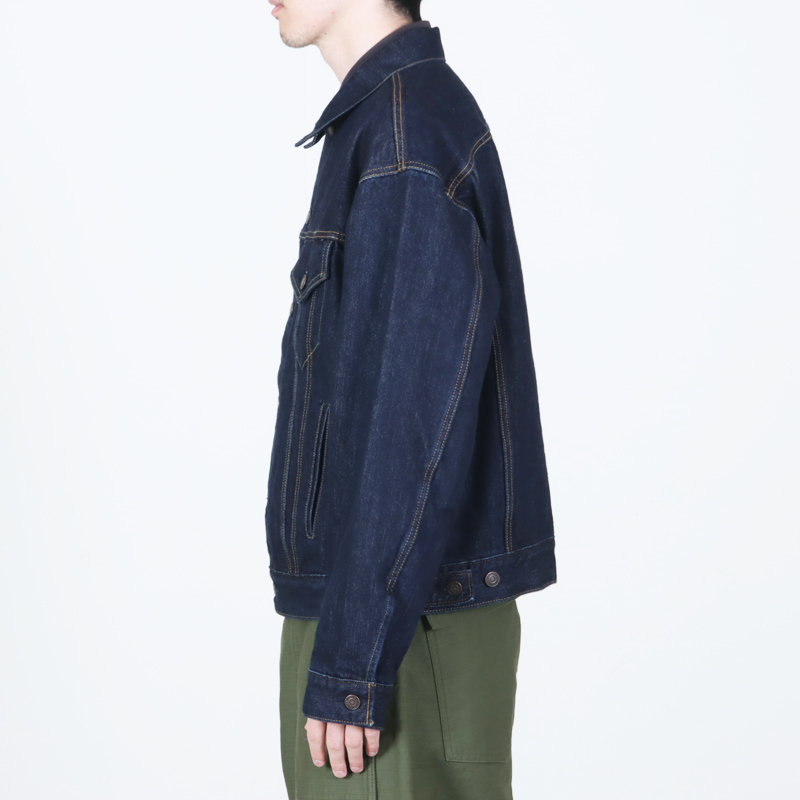 CIOTA(������) 4 Pockets Denim Jacket Dark Navy ��One Wash��