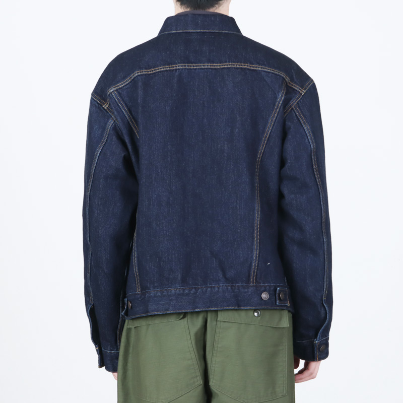 CIOTA(������) 4 Pockets Denim Jacket Dark Navy ��One Wash��