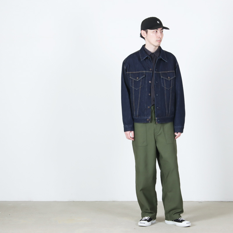 CIOTA(������) 4 Pockets Denim Jacket Dark Navy ��One Wash��