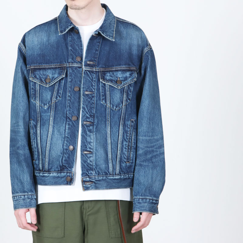 CIOTA(������) 4 Pockets Denim Jacket Medium Blue