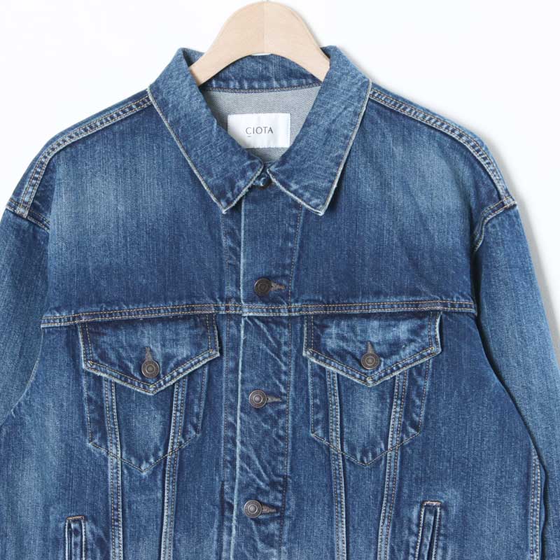CIOTA(������) 4 Pockets Denim Jacket Medium Blue