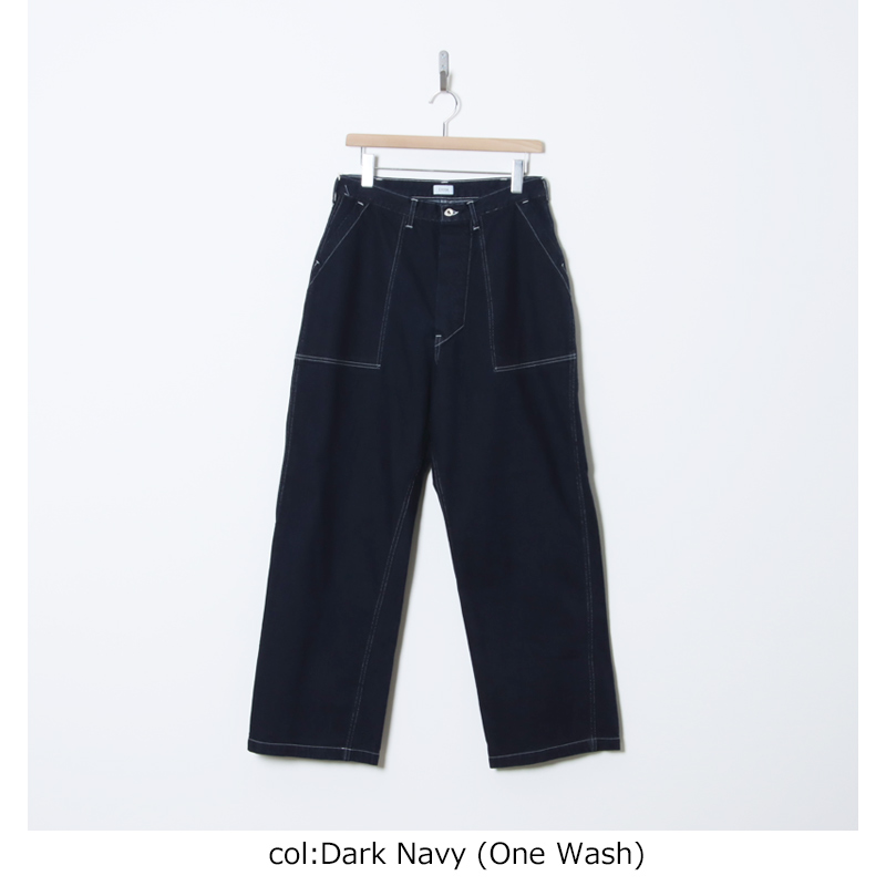 CIOTA(������) Denim Baker Pants Dark Navy ��One Wash��