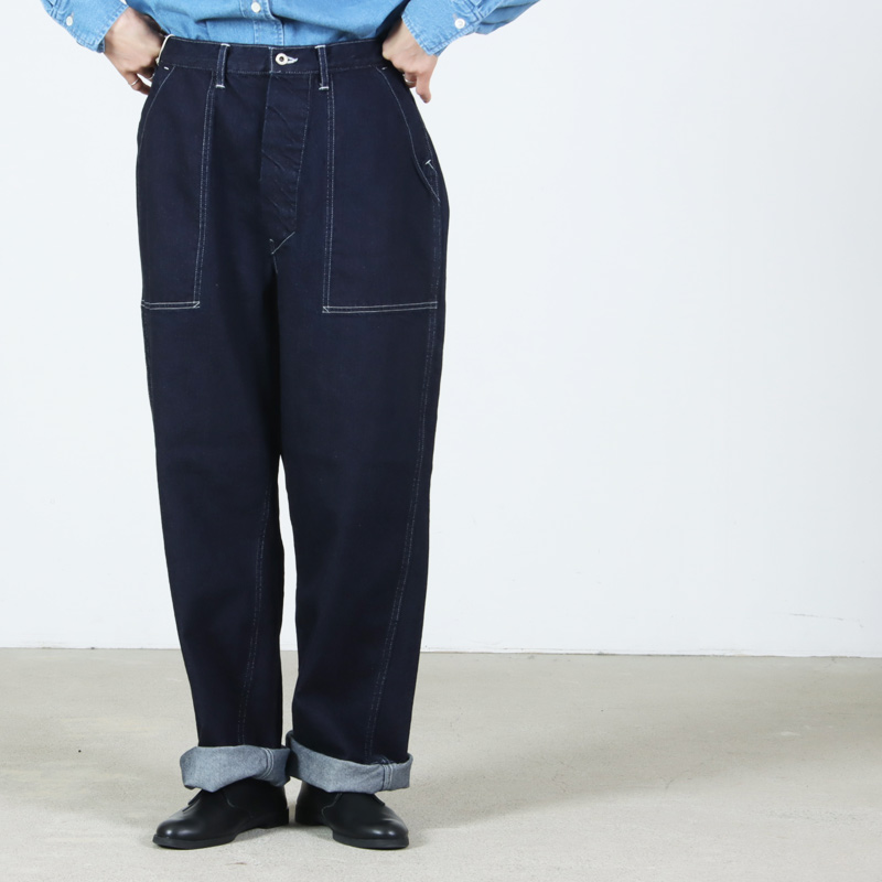CIOTA(������) Denim Baker Pants Dark Navy ��One Wash��