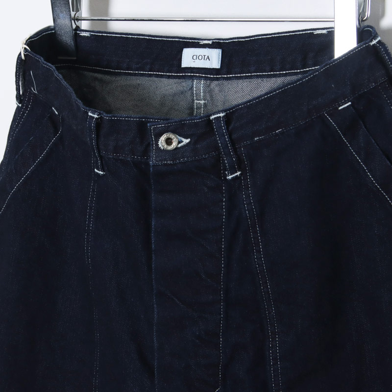 CIOTA(������) Denim Baker Pants Dark Navy ��One Wash��