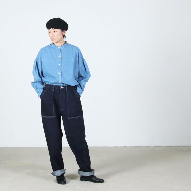 CIOTA(������) Denim Baker Pants Dark Navy ��One Wash��