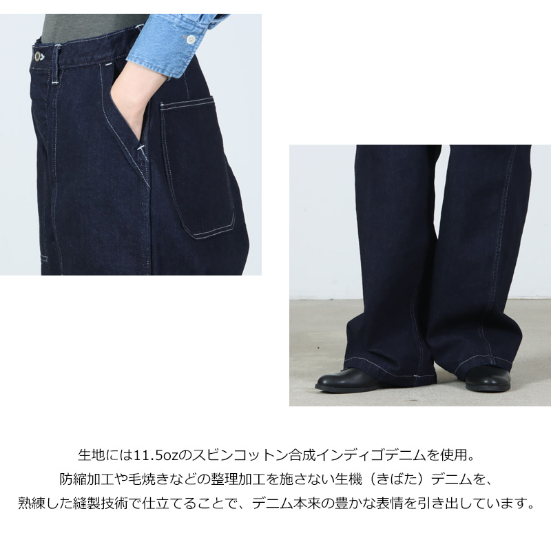 CIOTA(������) Denim Baker Pants Dark Navy ��One Wash��