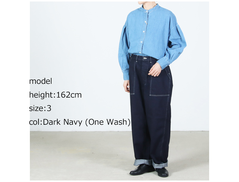 CIOTA(������) Denim Baker Pants Dark Navy ��One Wash��