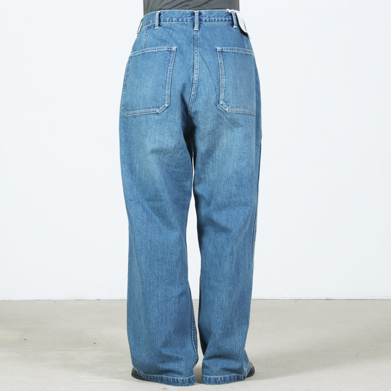CIOTA(������) Denim Baker Pants Medium Blue