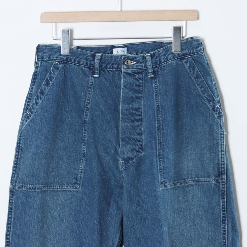 CIOTA(������) Denim Baker Pants Medium Blue