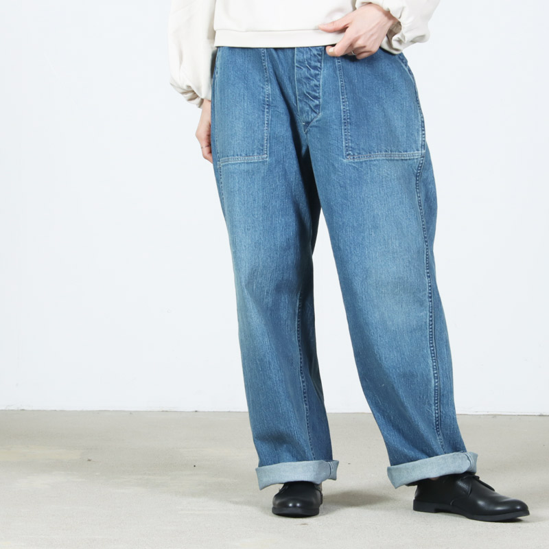 CIOTA(������) Denim Baker Pants Medium Blue