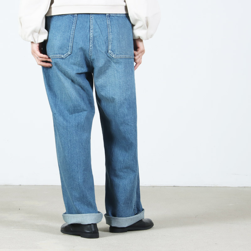 CIOTA(������) Denim Baker Pants Medium Blue