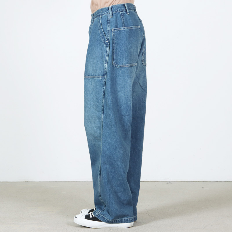 CIOTA(������) Denim Baker Pants Medium Blue