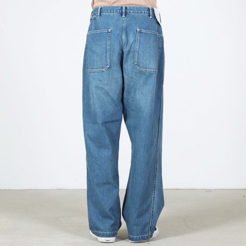 CIOTA(������) Denim Baker Pants Medium Blue