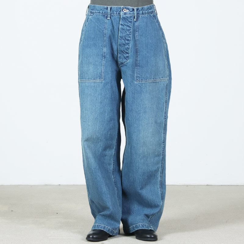 CIOTA(������) Denim Baker Pants Medium Blue