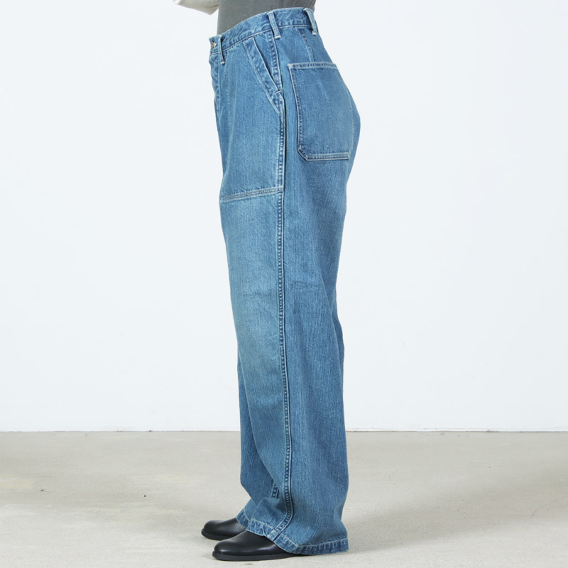 CIOTA(������) Denim Baker Pants Medium Blue