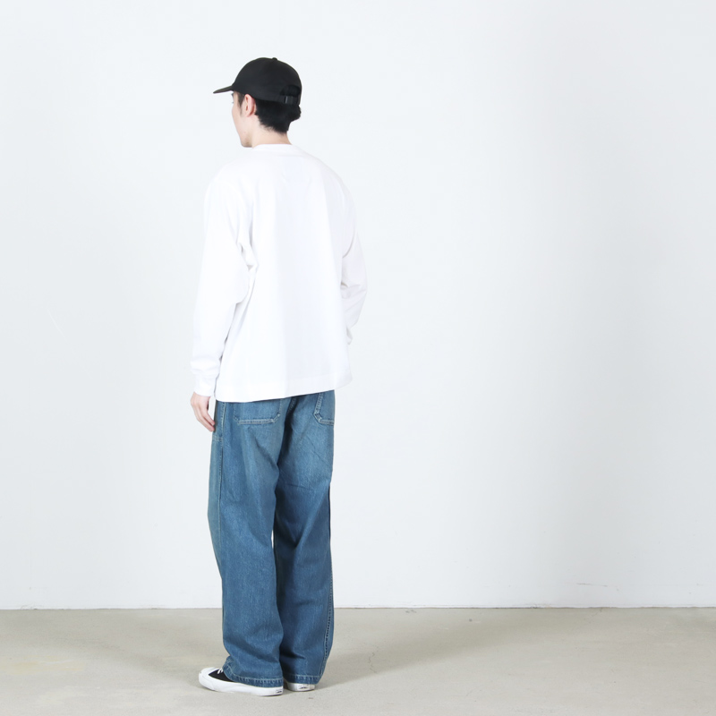 CIOTA(������) Denim Baker Pants Medium Blue