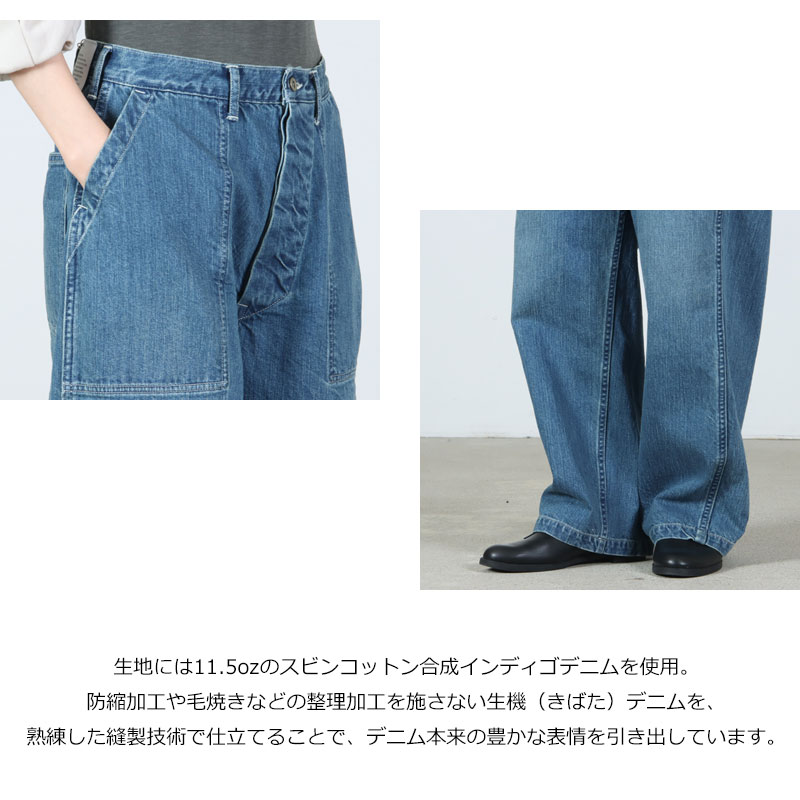 CIOTA(������) Denim Baker Pants Medium Blue