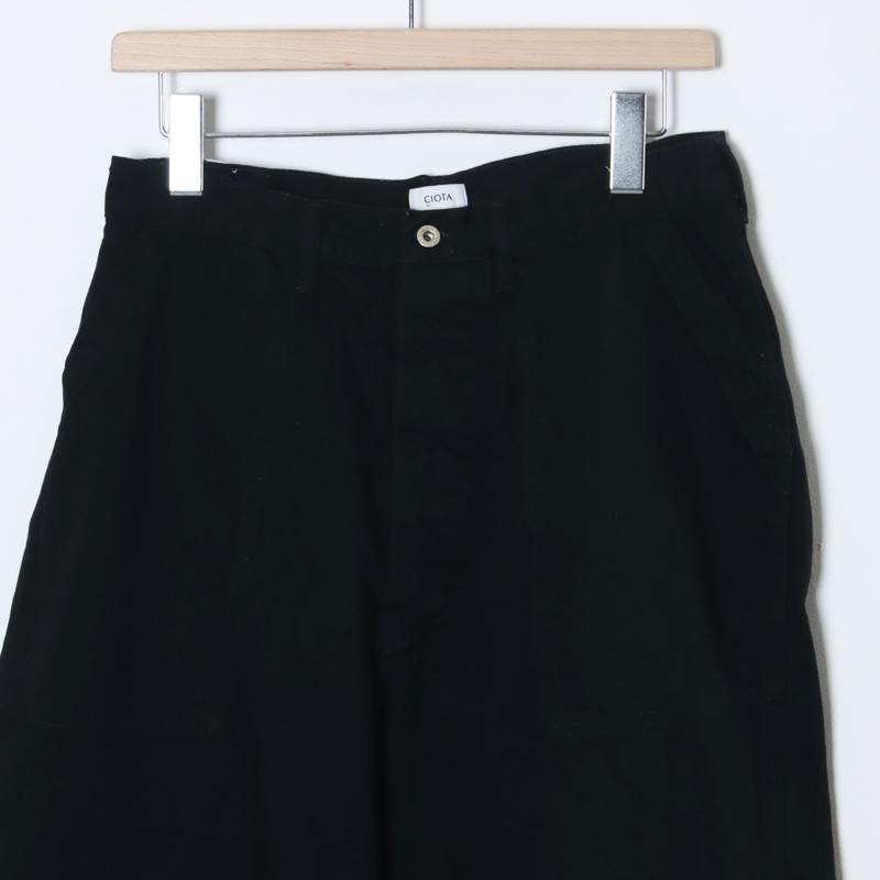CIOTA(������) Denim Baker Pants Black��One Wash��
