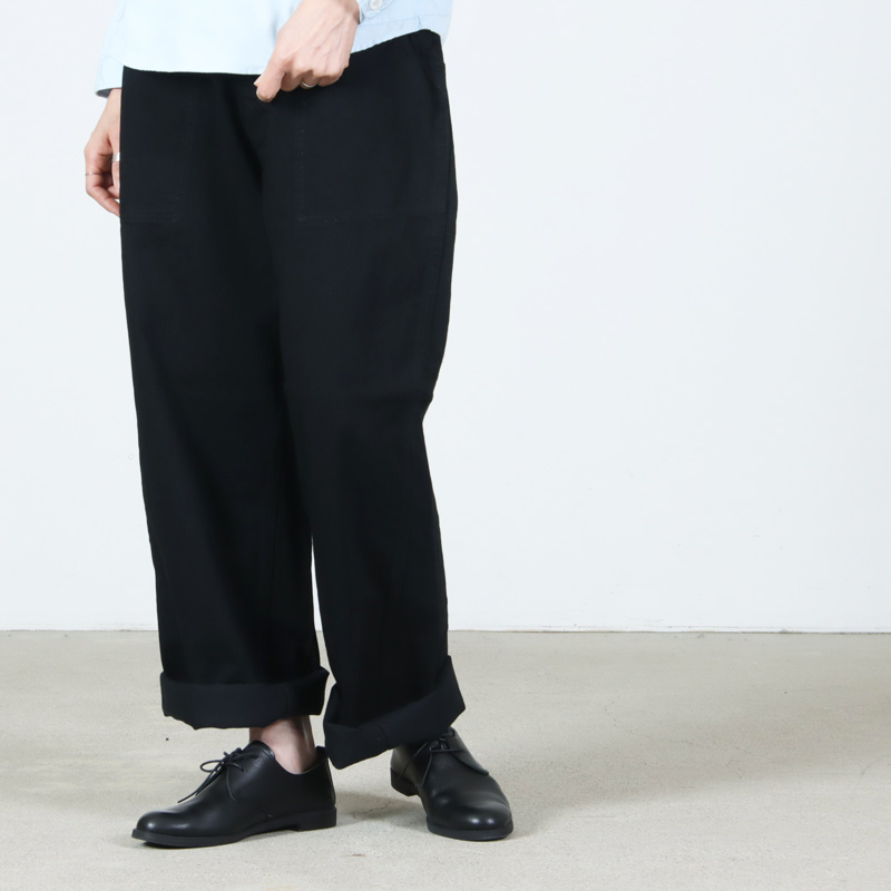 CIOTA(������) Denim Baker Pants Black��One Wash��